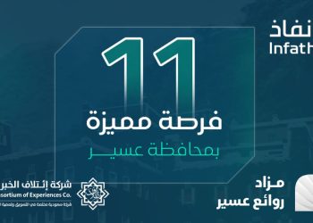 مزاد روائع عسير يطرح فرصًا عقارية متنوعة في خميس مشيط وطريب