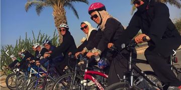 قيادة الدراجات الهوائية