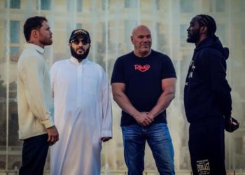 تركي آل الشيخ يشهد المواجهة الأولى بين “كانيلو” و”كروفورد” في لاس فيغاس قبيل نزال القرن