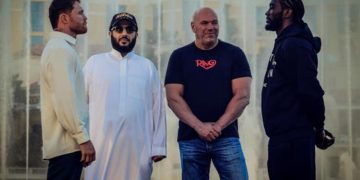 تركي آل الشيخ يشهد المواجهة الأولى بين “كانيلو” و”كروفورد” في لاس فيغاس قبيل نزال القرن