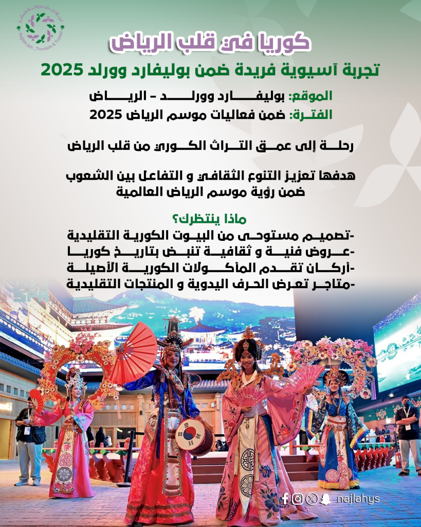 La Corée au cœur de Riyad : une expérience asiatique unique au sein de Boulevard World 2025