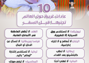 عادات غريبة حول العالم.. تجنّبها قبل سفرك حتى لا تقع في مواقف محرجة