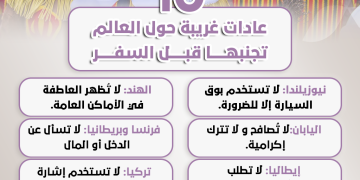 عادات غريبة حول العالم.. تجنّبها قبل سفرك حتى لا تقع في مواقف محرجة