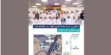 تدشين محطة متطورة لنقل الركاب بين المدن في تبوك