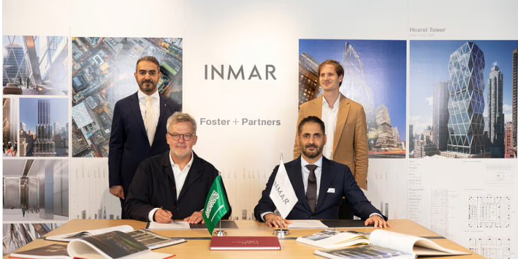تعاون استراتيجي بين "إنمار" و"فوستر + بارتنرز" لتطوير مشروع عمراني أيقوني في الرياض