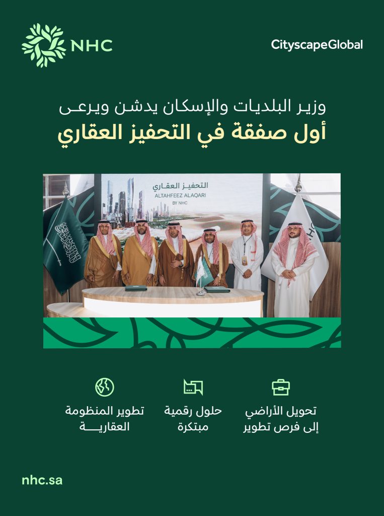 إطلاق التحفيز العقاري لتعزيز استدامة القطاع العقاري وتمكين الاستثمار في الرياض