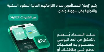 سداد الدفعات الإيجارية عبر منصة إيجار