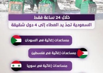 السعودية تمد يد العطاء إلى 4 دول شقيقة في 24 ساعة.. مساعدات إغاثية عاجلة