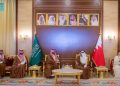 ولي العهد يصل البحرين