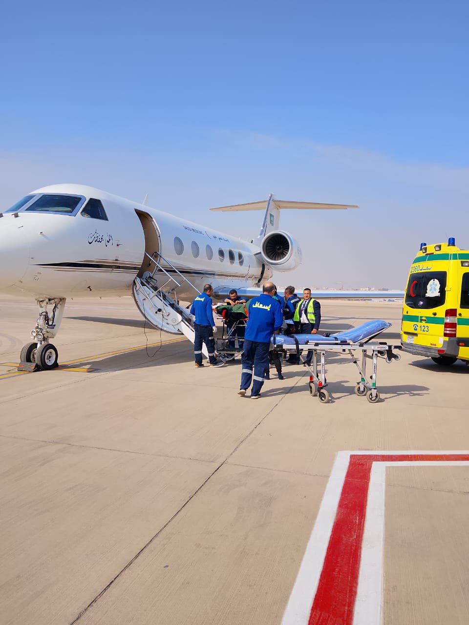 إخلاء طبي سعودي من القاهرة