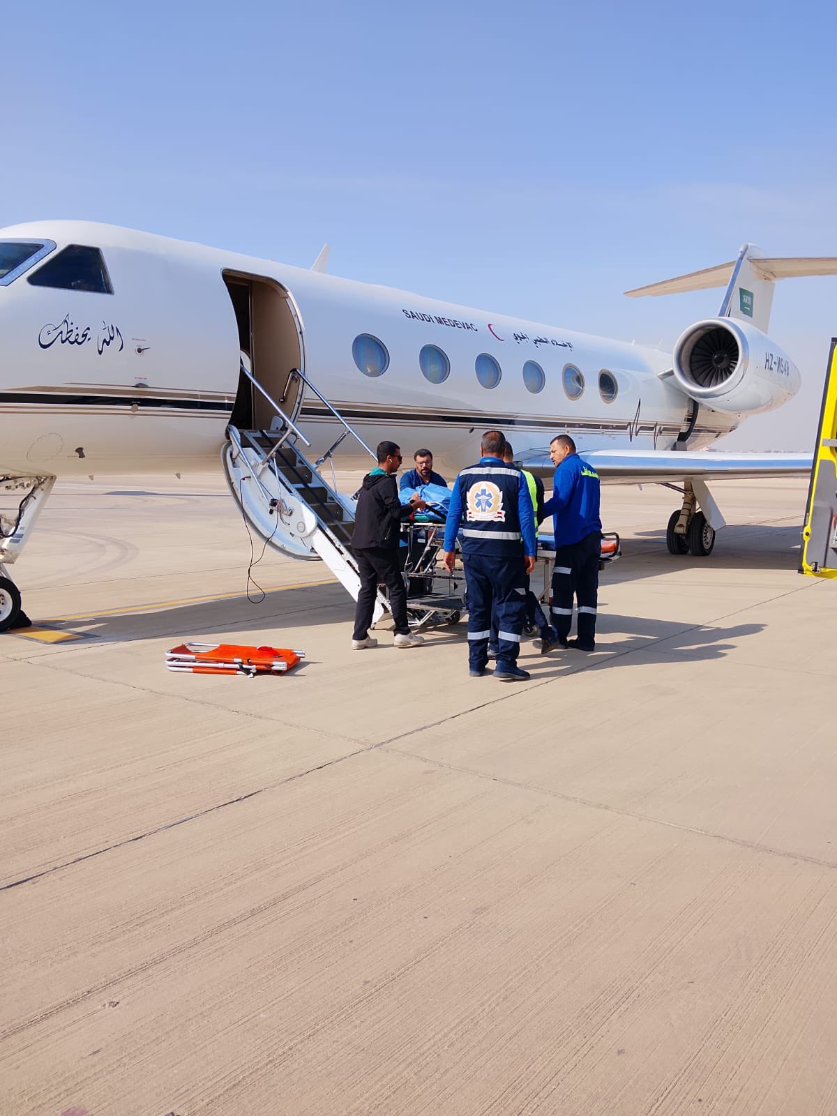 إخلاء طبي سعودي من القاهرة