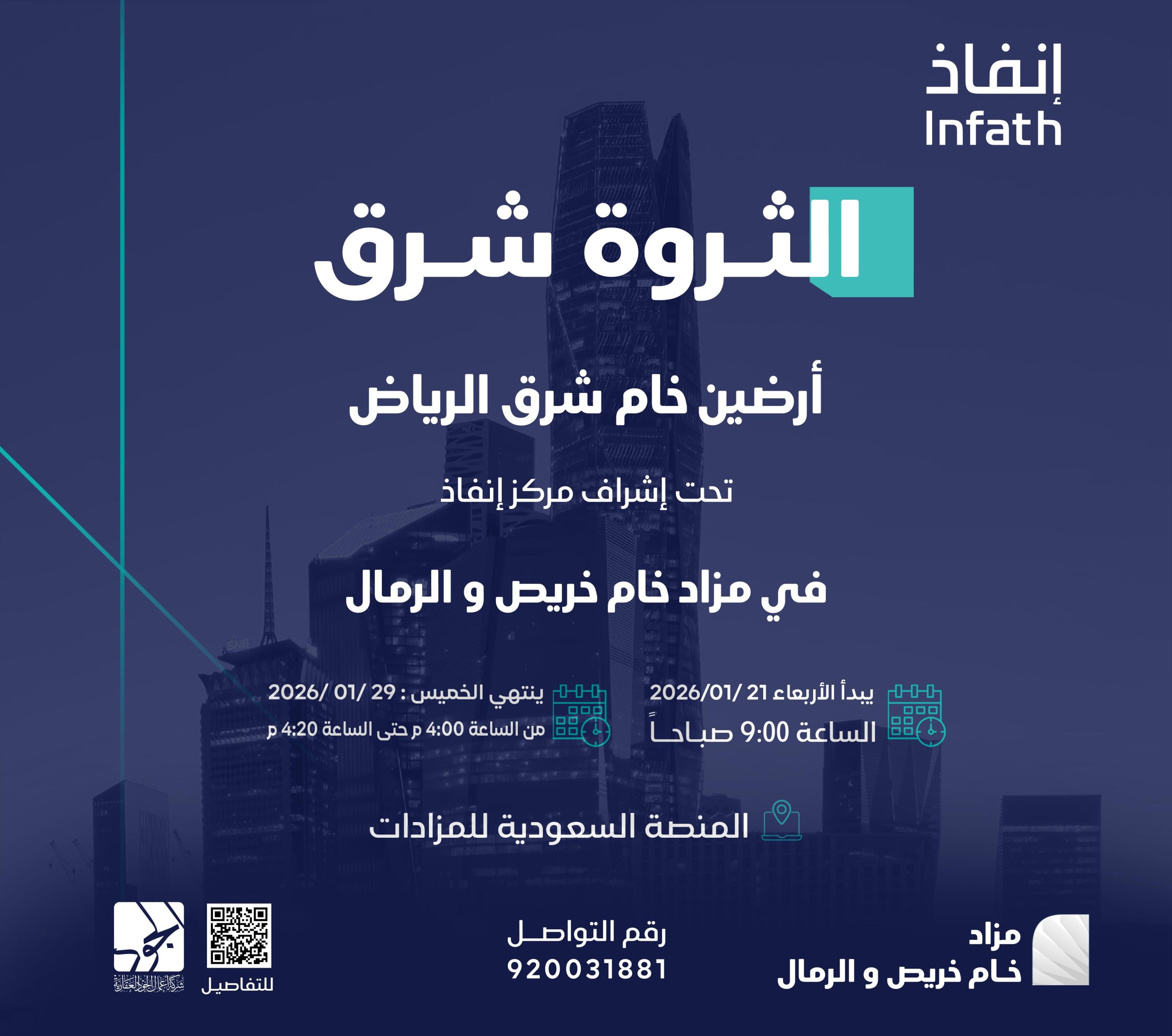 مزاد خام خريص والرمال.. فرص عقارية استراتيجية شرق الرياض