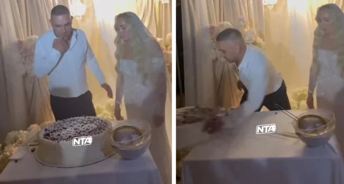 بسبب كعكة الزفاف.. عروس تغادر حفل زفافها بعد تصرف صادم من العريس