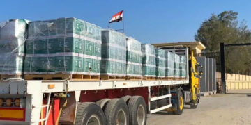 قافلة مساعدات إغاثية جديدة من مركز الملك سلمان للإغاثة إلى غزة