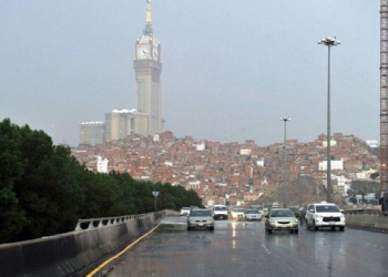 أمطار غزيرة على مكة المكرمة