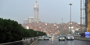 أمطار غزيرة على مكة المكرمة