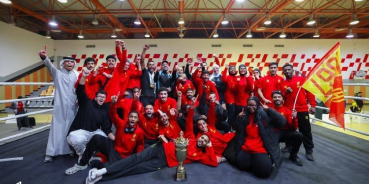 فريق القادسية يتوج بكأس المركز الأول في بطولة المنطقة الشرقية للملاكمة