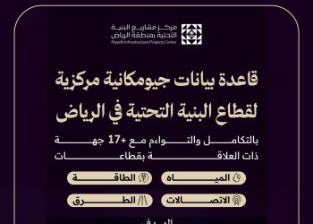 مركز مشاريع البنية التحتية بالرياض يطلق خدمة التحقق الجيومكاني لأصول البنية التحتية