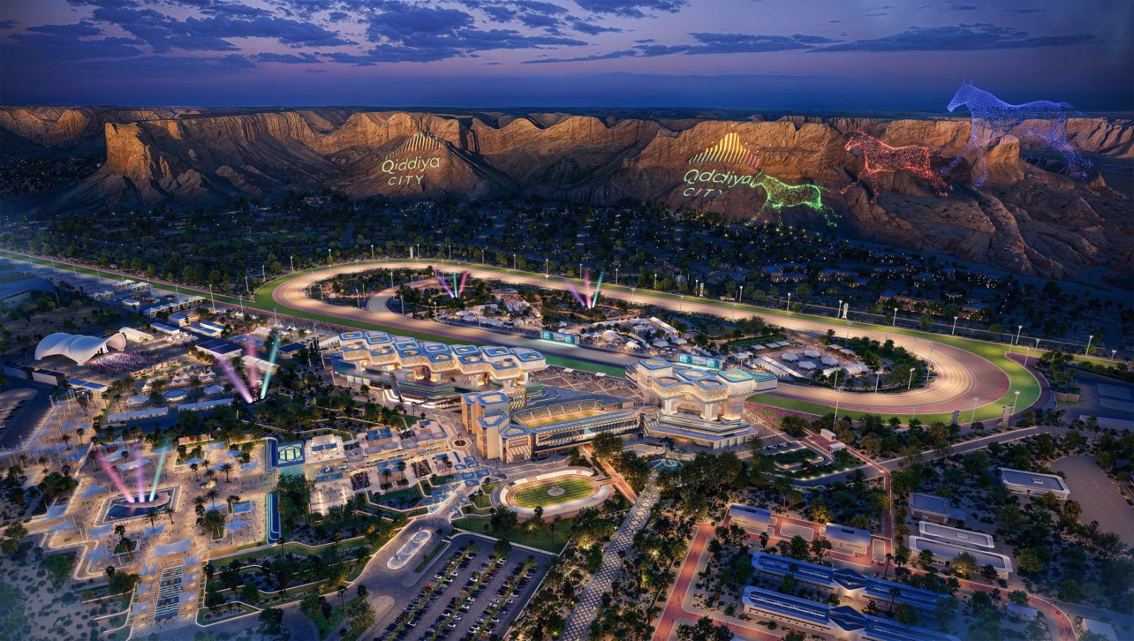 القدية تعلن تطوير ميدان سباقات خيل عالمي ليصبح المقر الدائم لكأس السعودية