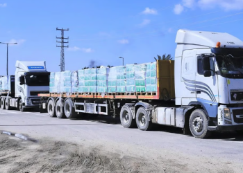 قافلة مساعدات من السعودية إلى غزة