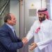 رئيس جمهورية مصر يصل إلى جدة وسمو ولي العهد في مقدمة مستقبليه