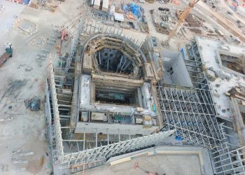 بالصور تقدم لافت في أعمال مشروع دار الأوبرا بوسط جدة