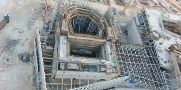 بالصور تقدم لافت في أعمال مشروع دار الأوبرا بوسط جدة