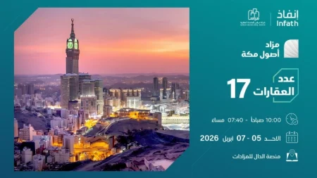 مزاد أصول مكة الإلكتروني: 17 فرصة عقارية نادرة للاستثمار في قلب المدينة