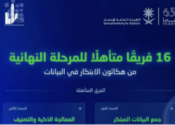 الفرق المتأهلة للمرحلة النهائية في هاكاثون الابتكار للبيانات