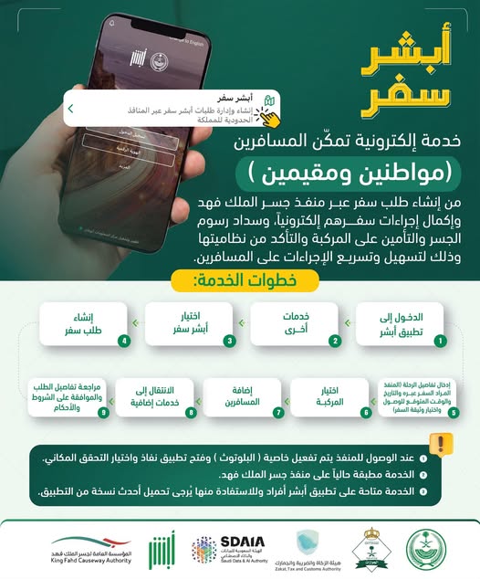 جميع خدمات أبشر سفر في السعودية 2026
