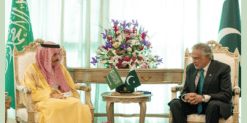 وزير الخارجية يلتقي نظيره الباكستاني على هامش الاجتماع الوزاري الرباعي