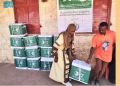 مساعدات غذائية للنازحين في السودان
