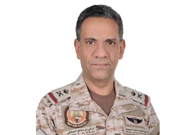 El general de división Turki Al-Maliki, portavoz oficial del Ministerio de Defensa.