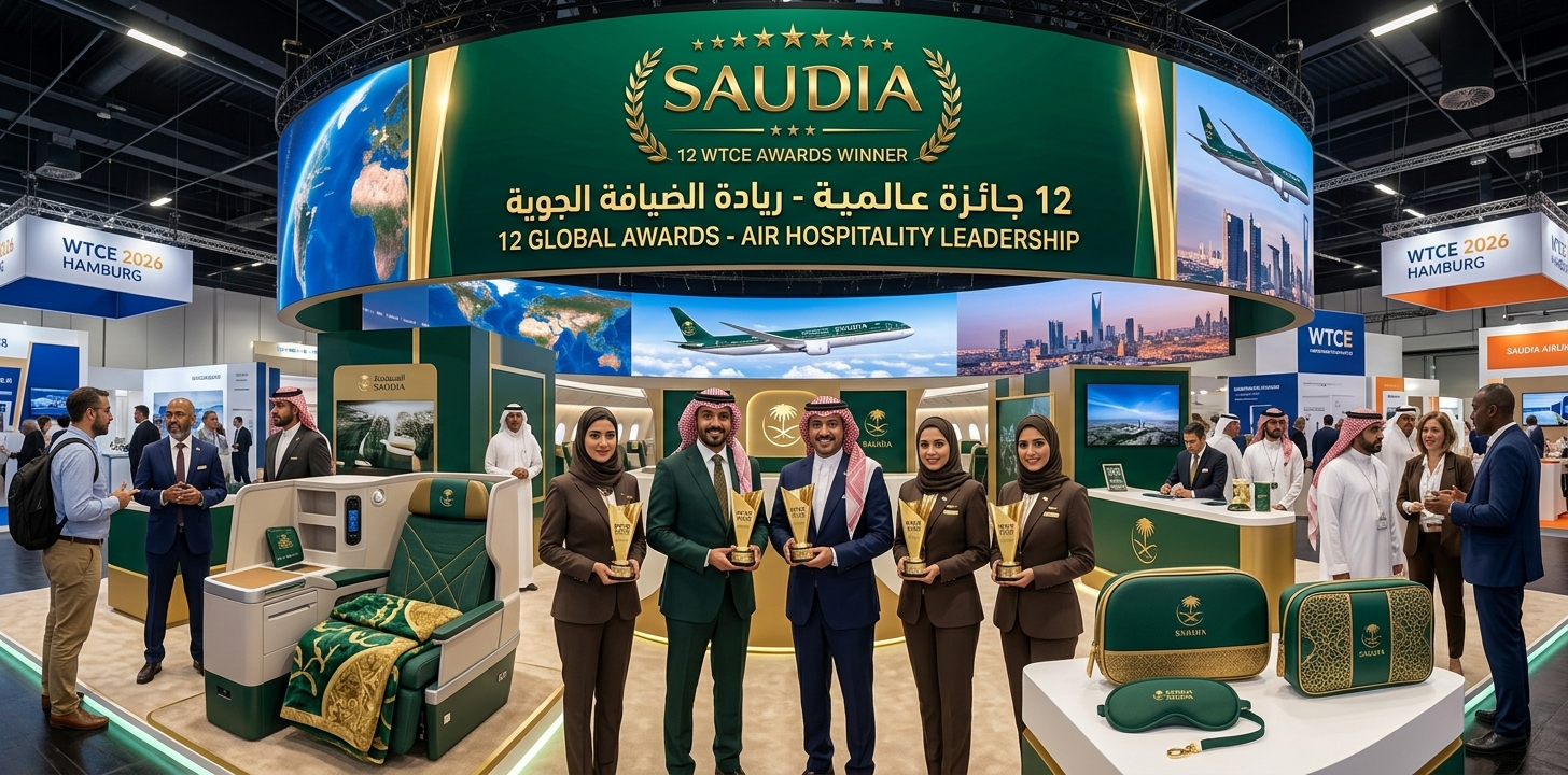 الخطوط السعودية تحصد 12 جائزة
