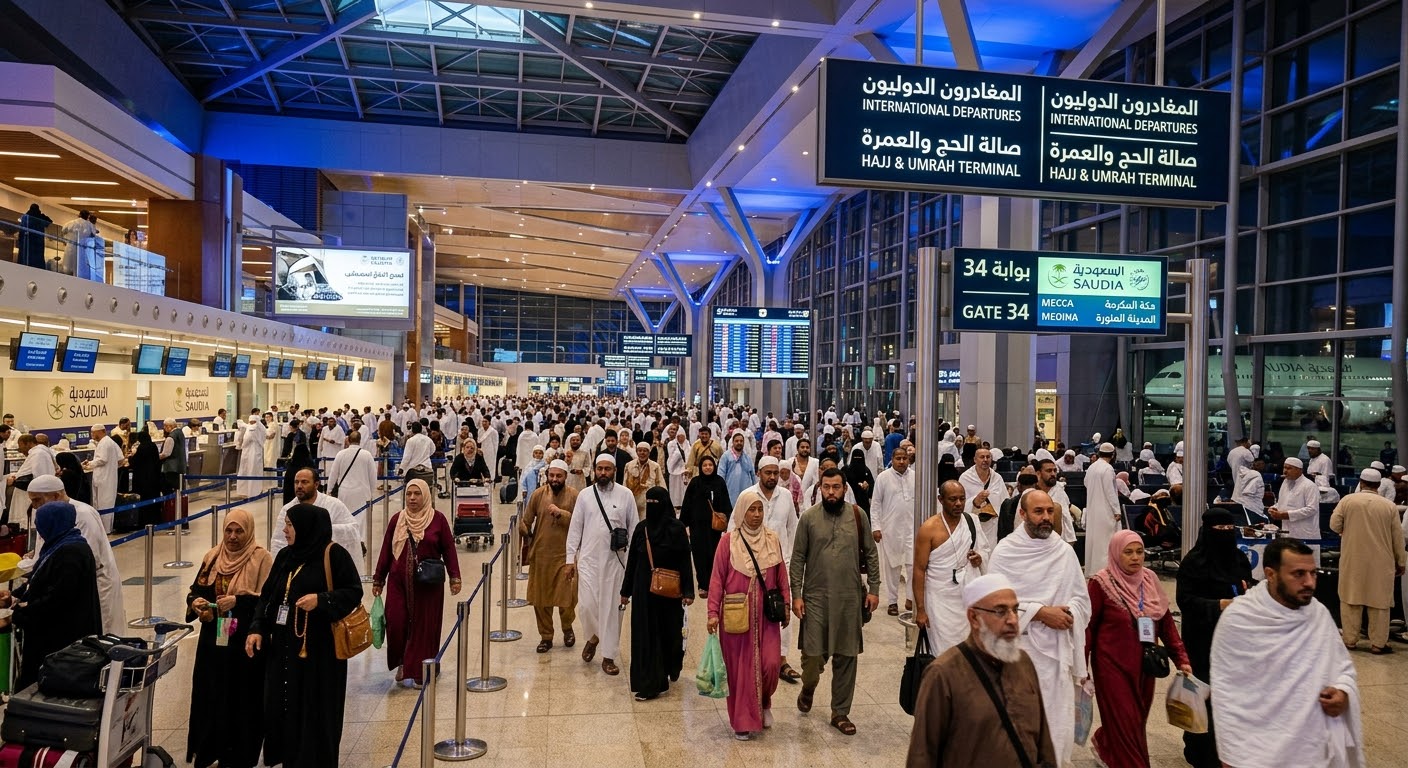 الخطوط السعودية في موسم الحج.