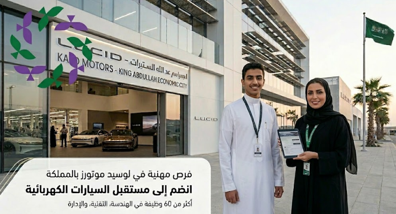 تفاصيل ومجالات وظائف شركة لوسيد موتورز بالمملكة