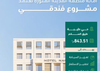 اعتماد مشروع فندقي جديد في حي طيبة بالمدينة المنورة لدعم السياحة وتنشيط الاستثمار