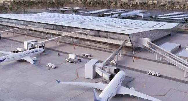 هجوم بطائرات مسيرة يستهدف مطار الكويت الدولي واندلاع حريق واسع