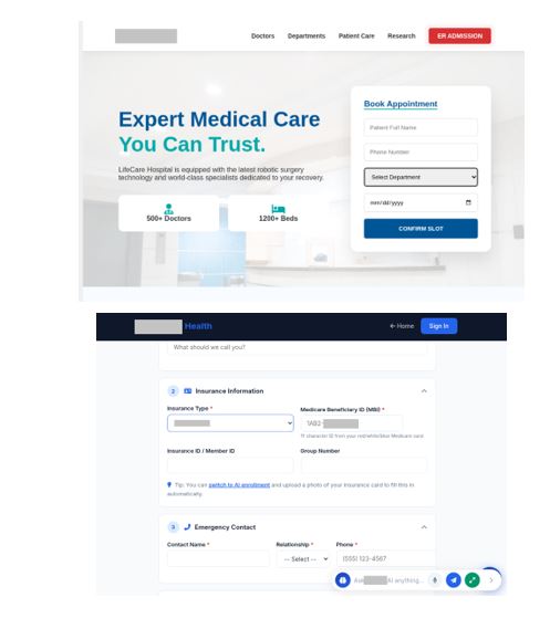 نماذج لعمليات احتيالية تدّعي تقديم خدمات «التطبيب عن بعد»، وتطلب معلومات شخصية من المستخدمين مثل أرقام الهواتف، وعناوين الإقامة، وأرقام التأمين، وقائمة الأدوية الحالية، ووصف الأعراض، والصور الشخصية.