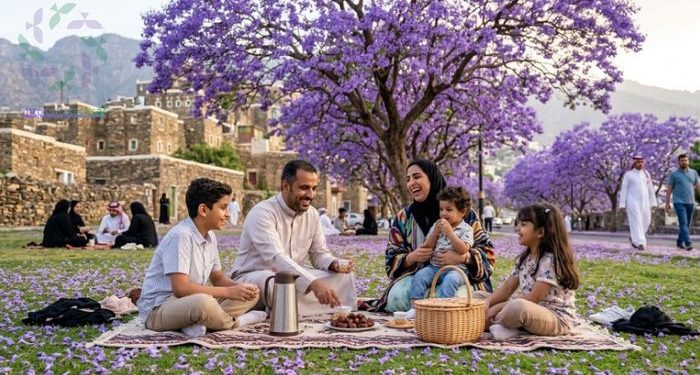 الجاكرندا في عسير