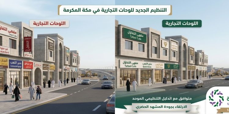 اللوحات التجارية في مكة المكرمة