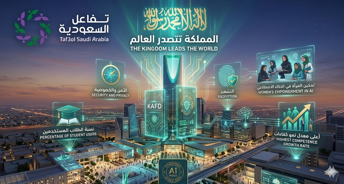 المملكة تتصدر العالم بإنجاز تاريخي في الذكاء الاصطناعي والأمن الرقمي