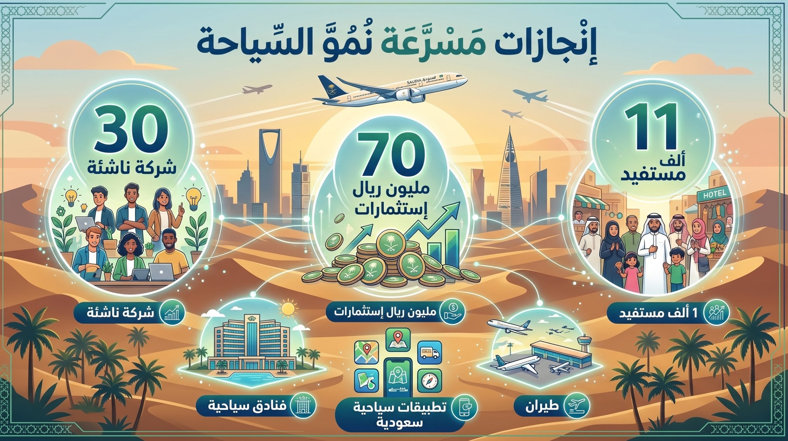 انفو مسرّعة نمو السياحة