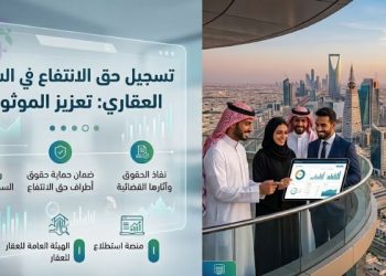 تسجيل حق الانتفاع في السجل العقاري