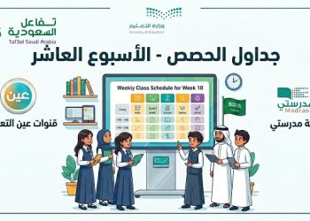 جداول الحصص للأسبوع العاشر