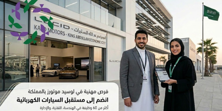 وظائف شركة لوسيد موتورز بالمملكة 60 فرصة عمل برواتب مجزية