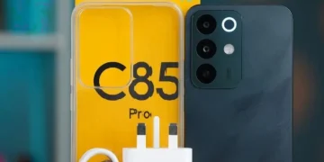 جوال realme C85 5G .. شاشة عملاقة وسطوع خيالي تحت الشمس