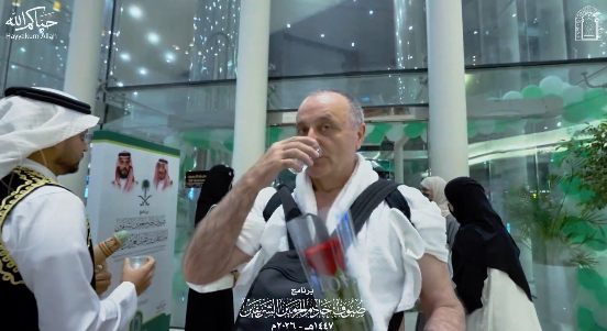 لحظات استقبال الحجاج