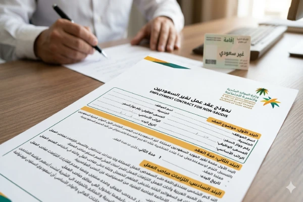 عقد العمل في السعودية ما يجب أن يتضمنه