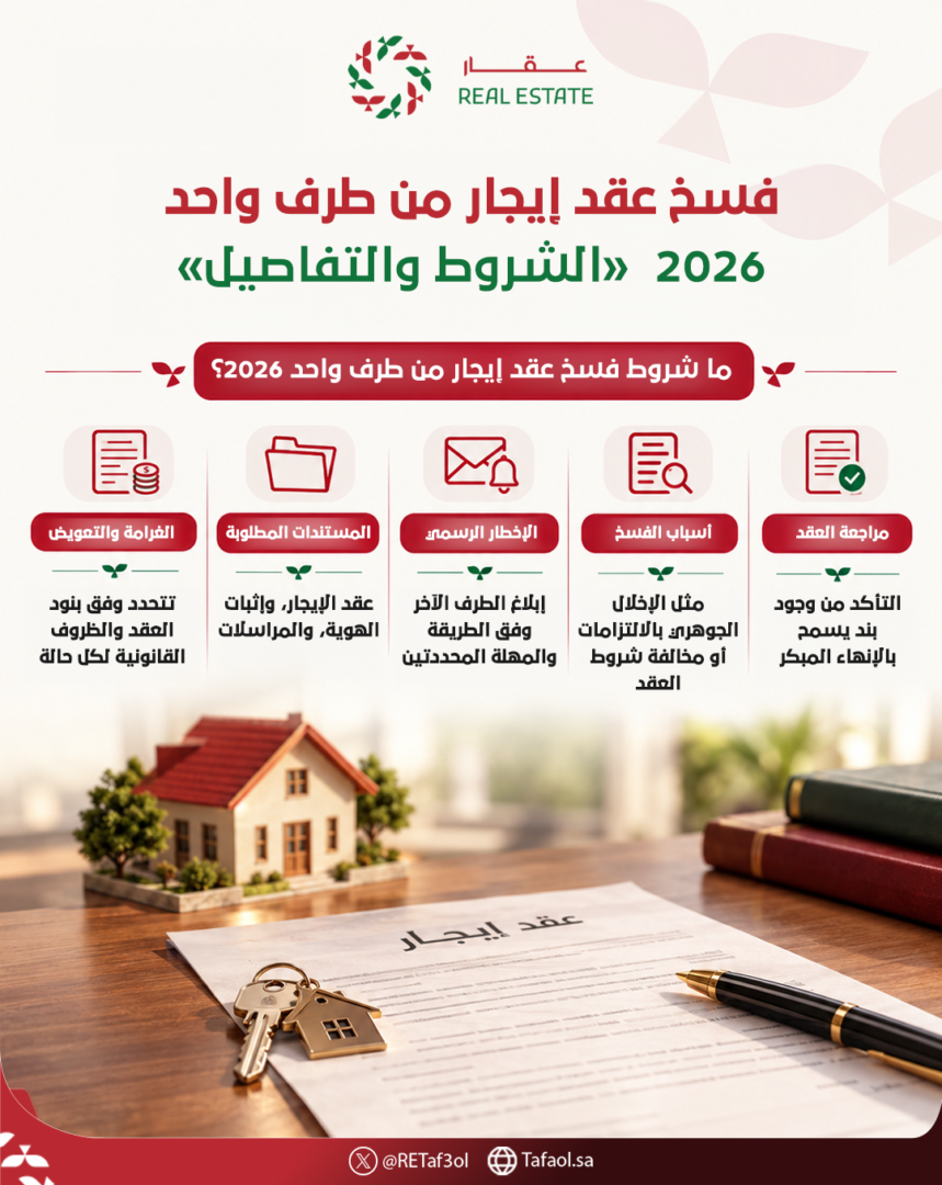 فسخ عقد ايجار